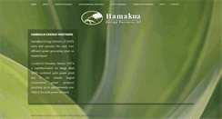 Desktop Screenshot of hamakuaenergypartners.com