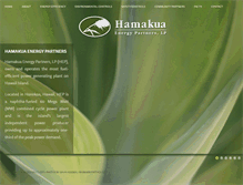 Tablet Screenshot of hamakuaenergypartners.com